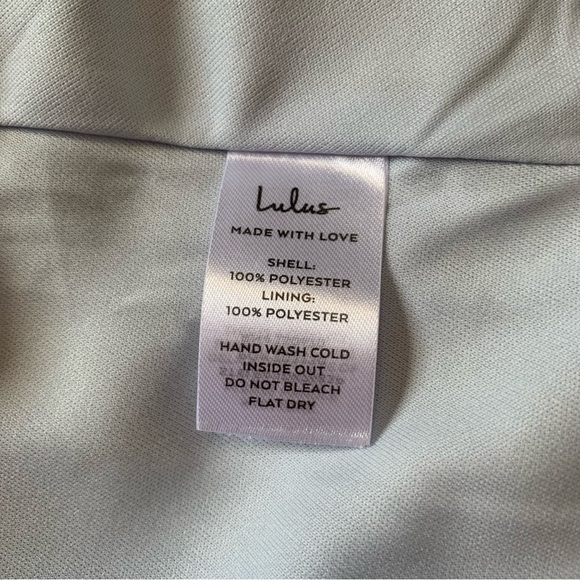 NEW Lulu's White Maxi Dress with Blue Floral Print - Picture 13 of 16